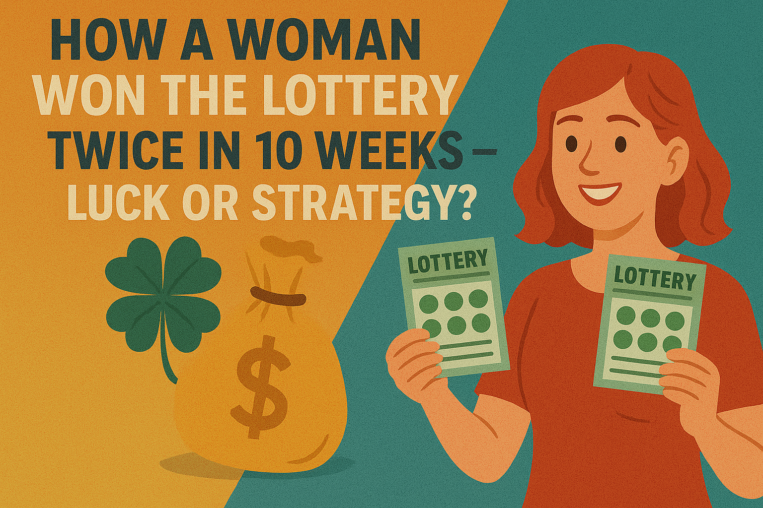 How a Woman Won the Lottery Twice in 10 Weeks – Luck or Strategy?